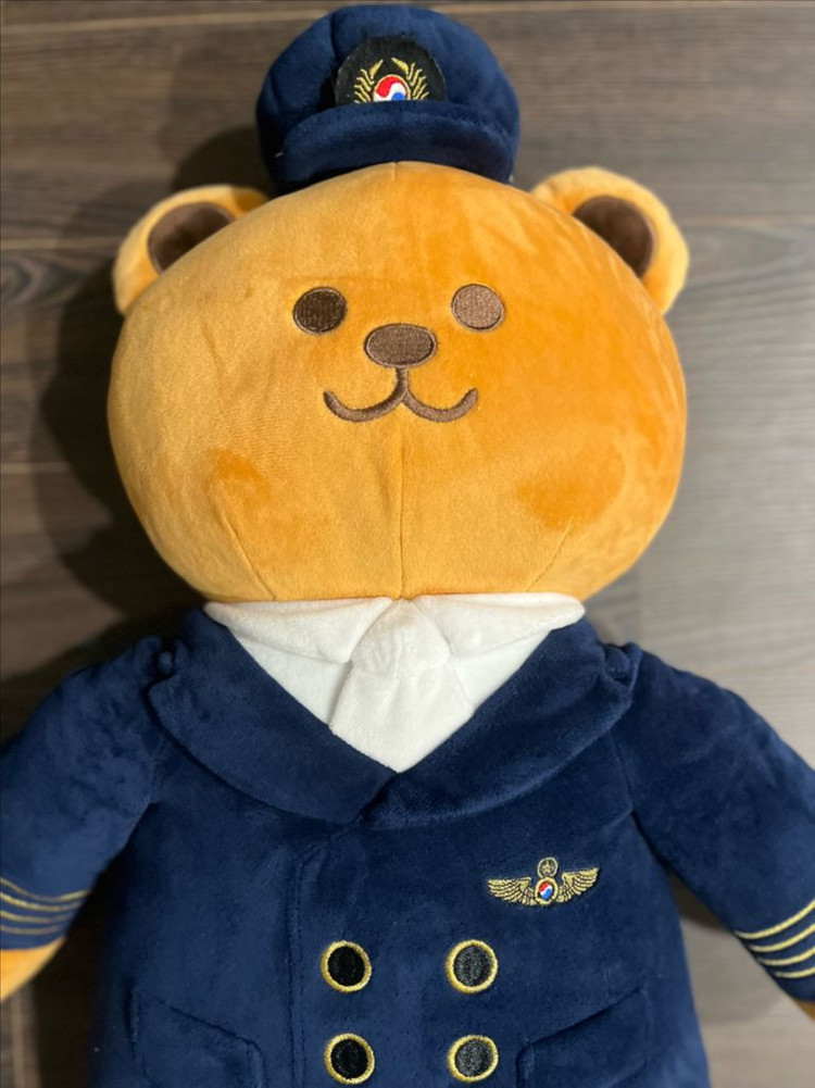 위글위글 x 대한항공 콜라보 기장 파일럿 인형 (내용물은 없음) 이미지