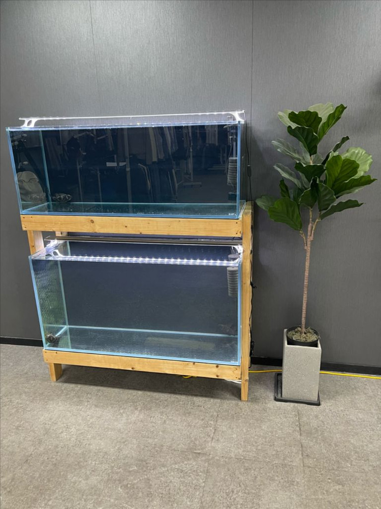 HANS 4자 광폭 어항과 HOYA 4자 광폭 하이 어항 올디아망 수조 12T 어항 판매 (개별 가능)--1