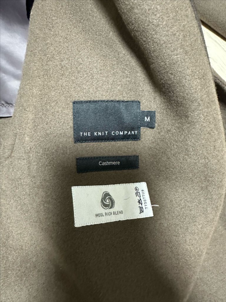 더니트컴퍼니 핸드메이드 캐시미어 코트 이미지