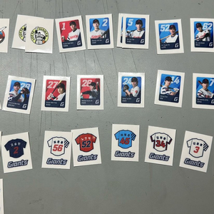 롯데자이언츠 띠부씰(일괄판매) 이미지