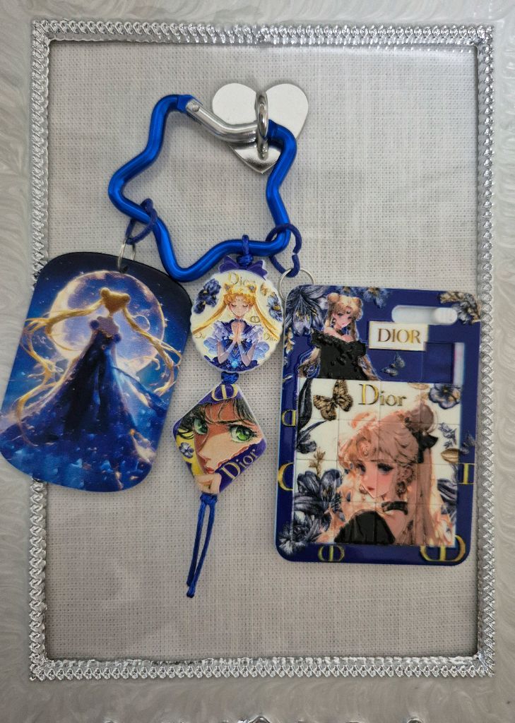 세일러문 퍼즐 큐브 키링--7