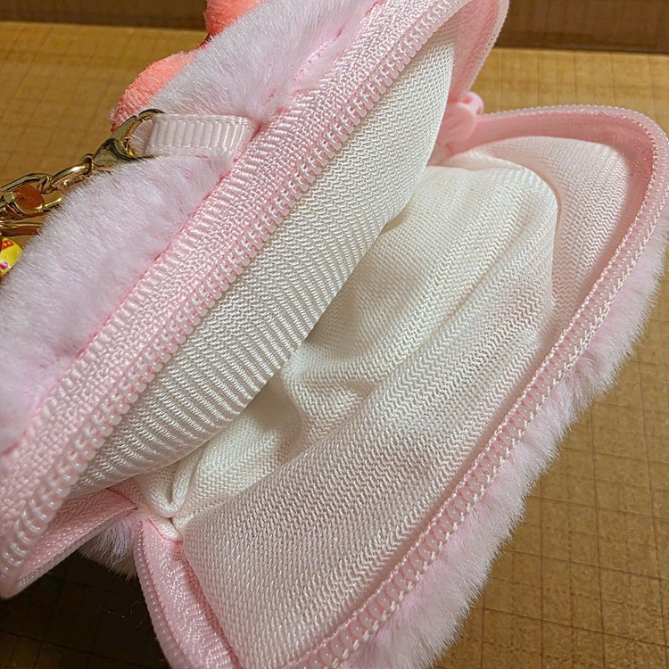 산리오 마이멜로디 사각 동전지갑 파우치 인형키링. 새제품--2