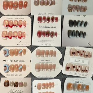 네일팁 일괄 이미지