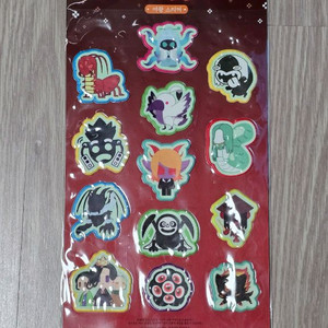 미개봉) 잠뜰tv 밤을 보는 눈 밤보눈 야광 스티커 요괴 픽셀리 판매 이미지