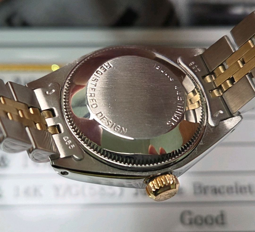 롤렉스 데이저스트 6917 초코판 10P다이아 쥬빌리줄 여성용 (감정서 포함) 이미지