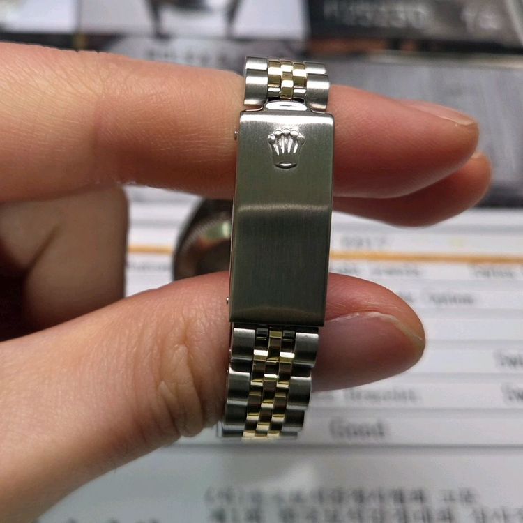 롤렉스 데이저스트 6917 초코판 10P다이아 쥬빌리줄 여성용 (감정서 포함) 이미지