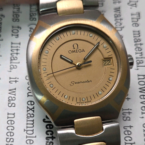 빈티지 오메가 씨마스터 폴라리스 최상위 18K콤비 골드판 브레이슬릿 ver.