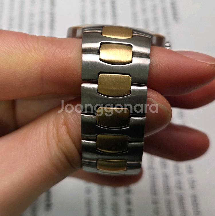 빈티지 오메가 씨마스터 폴라리스 최상위 18K콤비 골드판 브레이슬릿 ver.--5