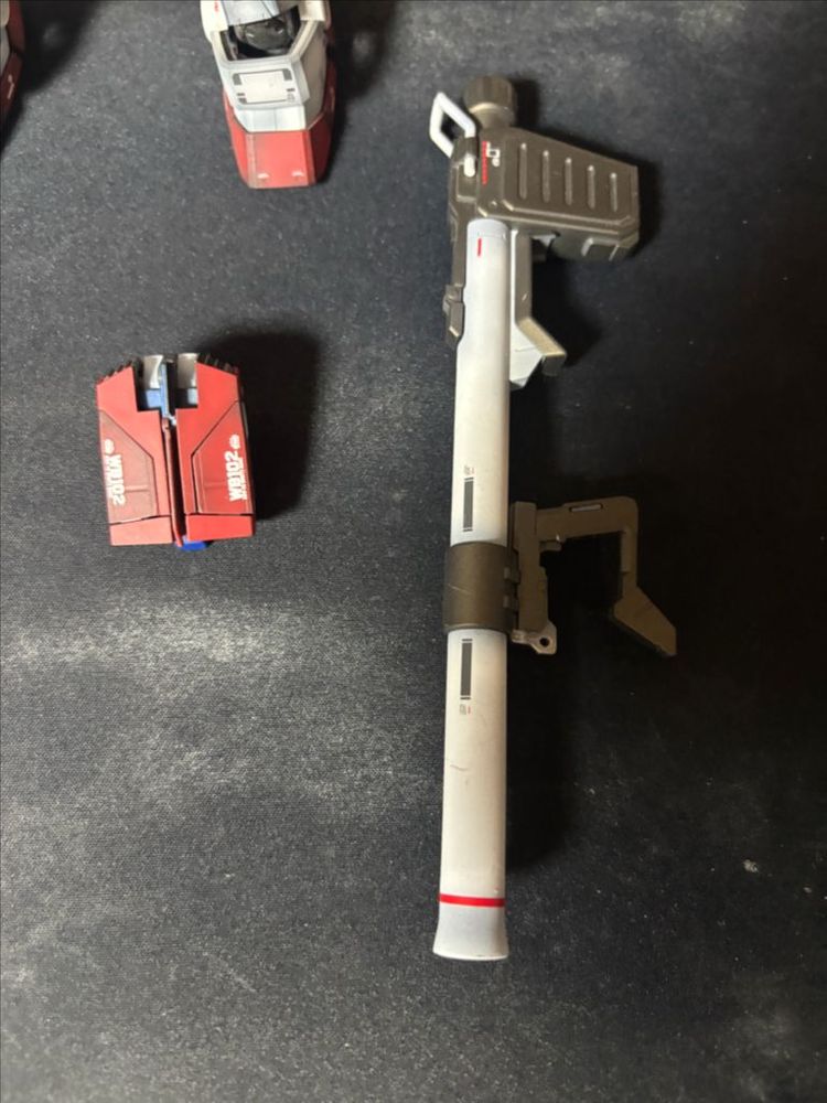 반다이 mg 퍼스트 건담 3.0 명암 도색작 가조립--3