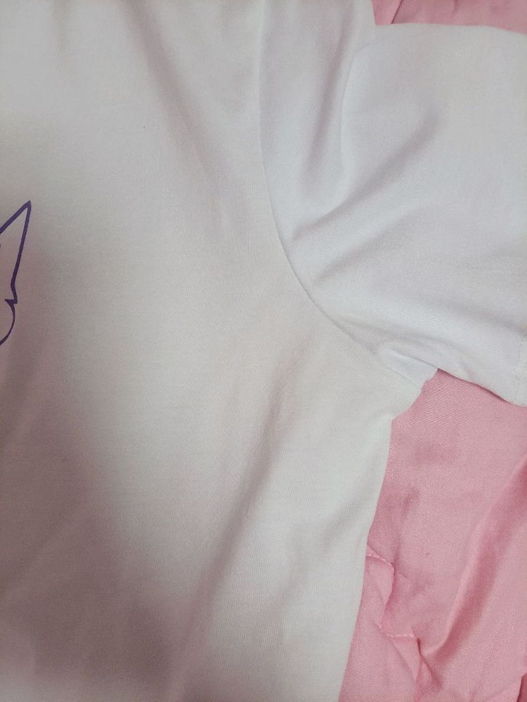 정품)급처잠깐한번입음!MSGM 바이올렛로고 반팔 면티셔츠 꼼데가르송st--3