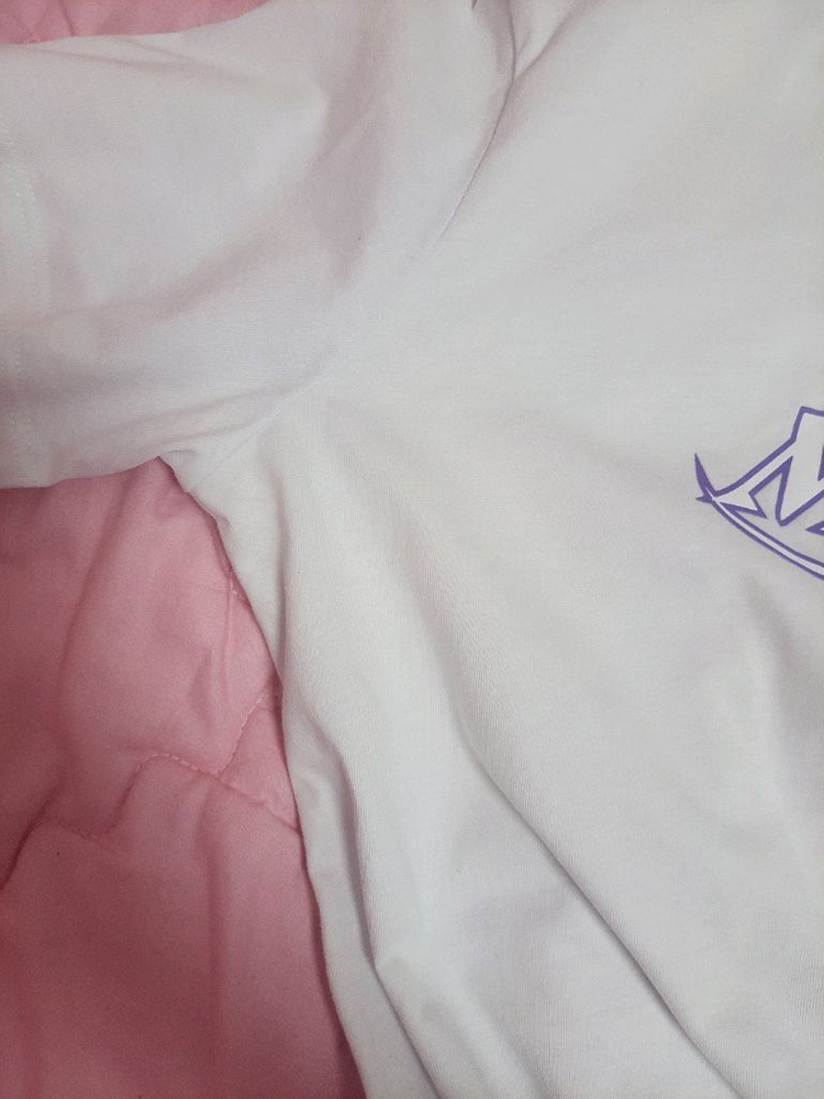 정품)급처잠깐한번입음!MSGM 바이올렛로고 반팔 면티셔츠 꼼데가르송st--4