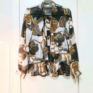 하객룩 고급 쉬폰 블라우스(~날씬66사이즈)