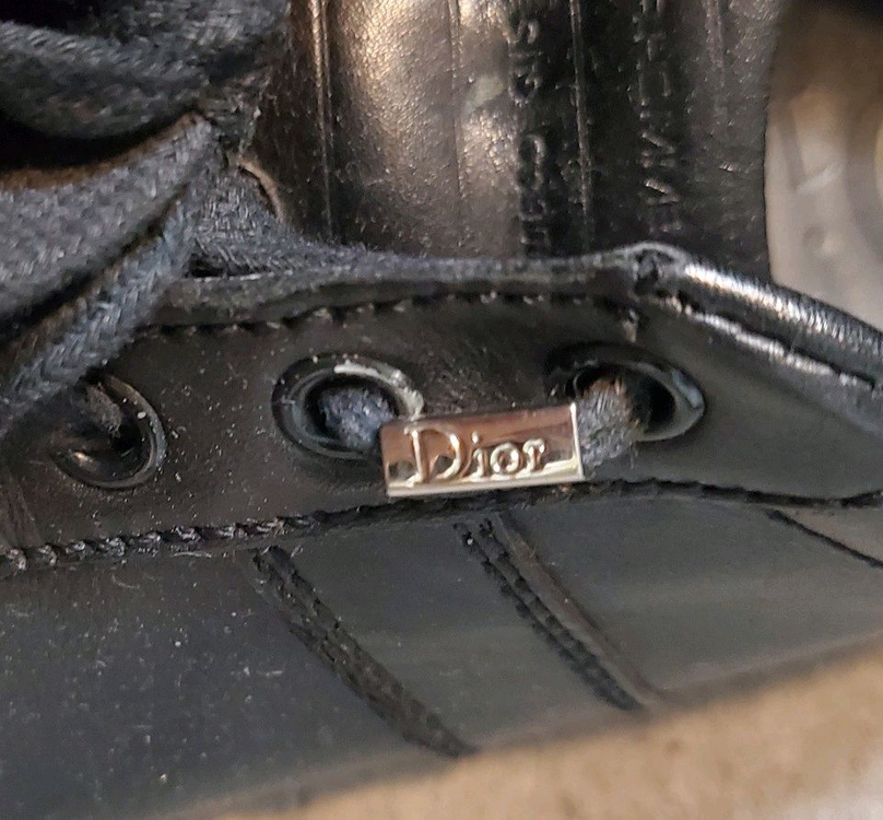 정품) 디올 가죽 스니커즈화--2