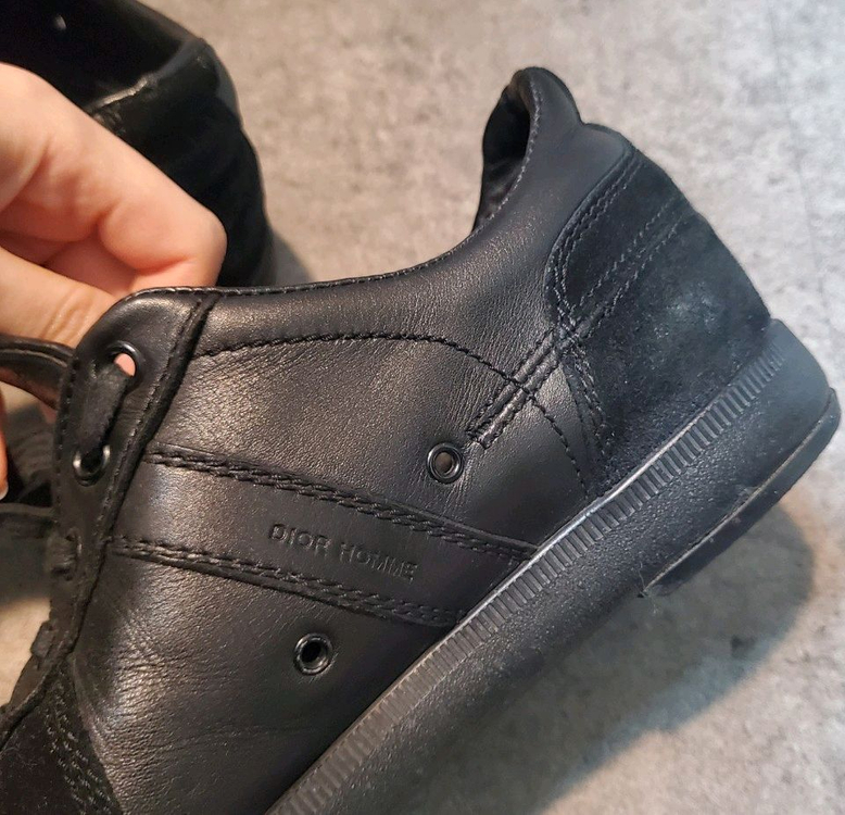 정품) 디올 가죽 스니커즈화--3