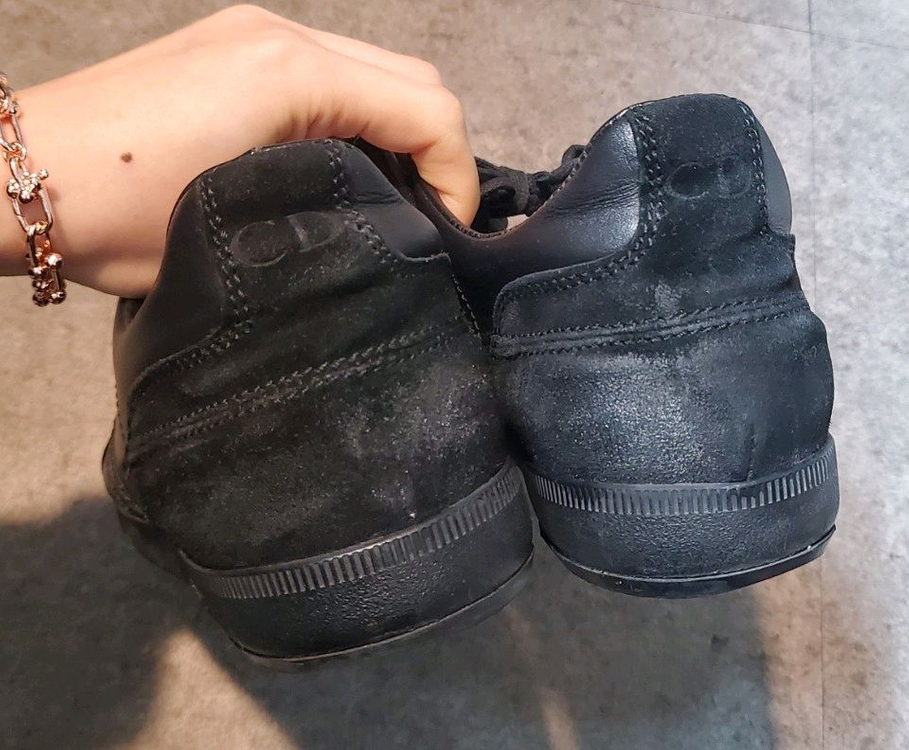 정품) 디올 가죽 스니커즈화--6