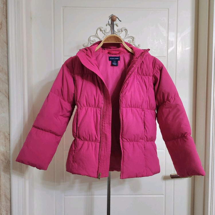 (130호) 폴로 걸즈 S(7) 다운 패딩--1