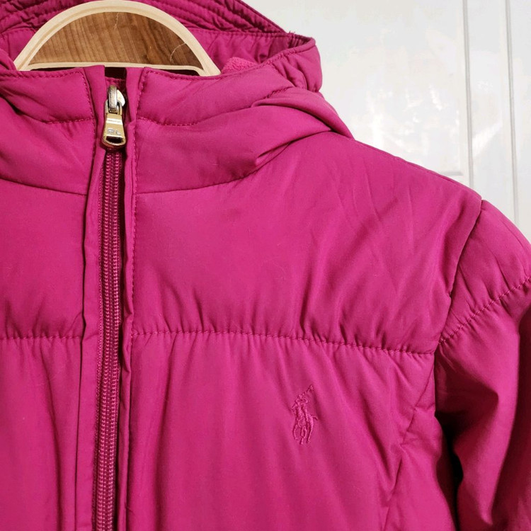 (130호) 폴로 걸즈 S(7) 다운 패딩--4