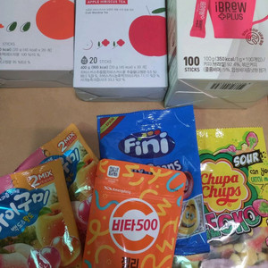 아이브루 헤이즐넛향 블랙커피+공차 자몽,애플 티