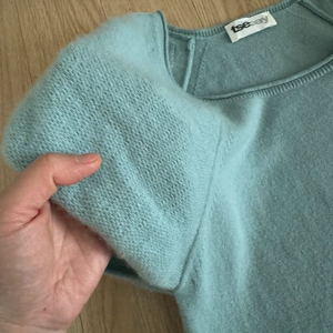 TSESAY 캐시미어100 니트 민트블루 컬러