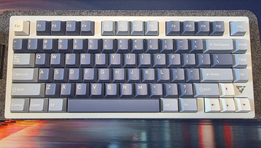 ATKxVXE V75X 화이트 기계식 커스텀 키보드--0