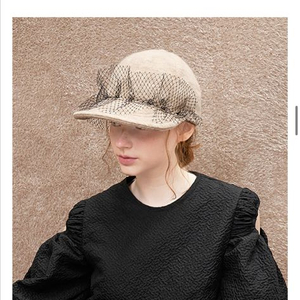 브라운햇 레이스 포인트 캡