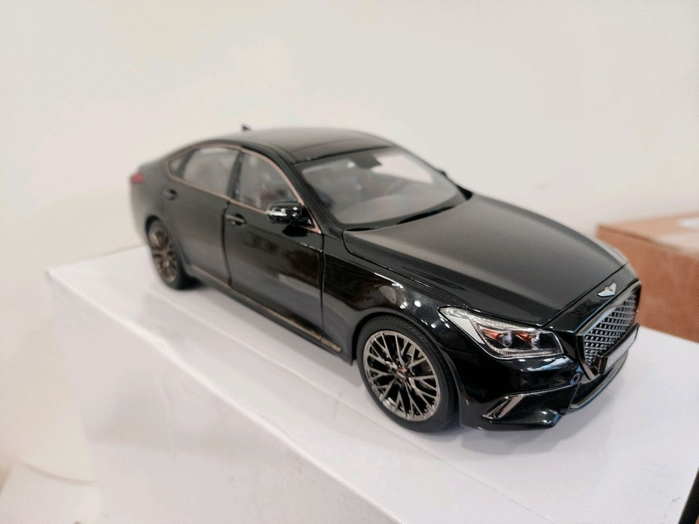 1/18 제네시스 g80 스포츠 다이캐스트 국산차 모형--5
