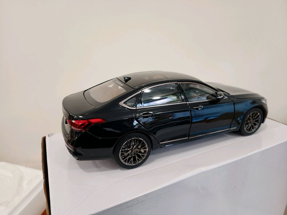 1/18 제네시스 g80 스포츠 다이캐스트 국산차 모형--6