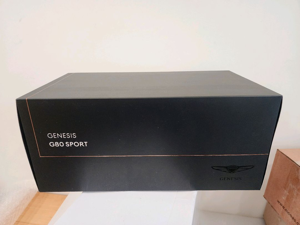 1/18 제네시스 g80 스포츠 다이캐스트 국산차 모형--8