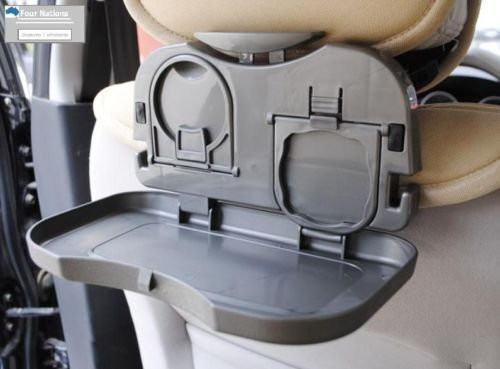 새 랜덤 발송 차량용 뒷좌석 테이블 컵 홀더 거치대 여행용 용품 수납 이미지