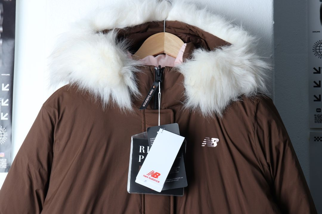 W(M-L) 뉴발란스 패딩 점퍼자켓 새상품 리버시블--3