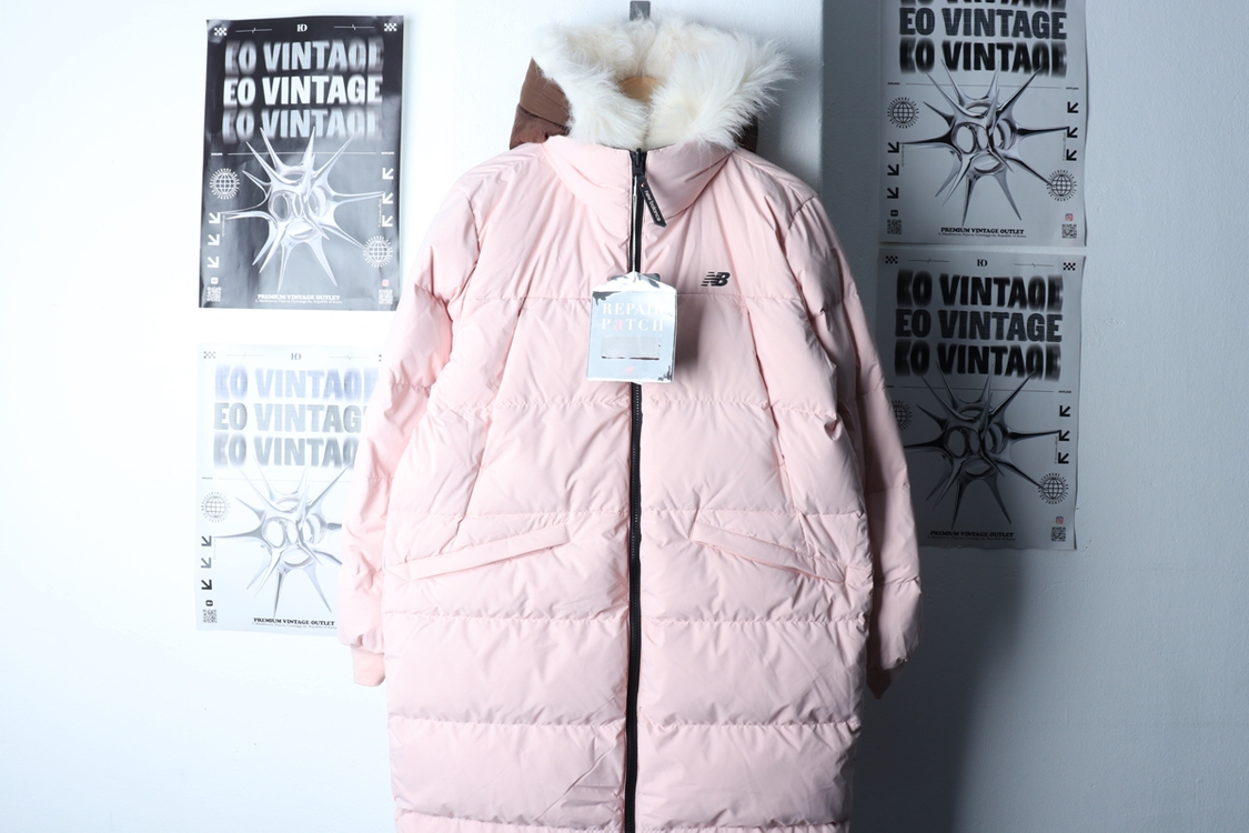 W(M-L) 뉴발란스 패딩 점퍼자켓 새상품 리버시블--6