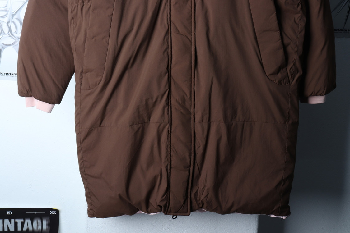 W(M-L) 뉴발란스 패딩 점퍼자켓 새상품 리버시블--4