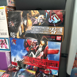 반다이 에반게리온 hg 0호기 2호기