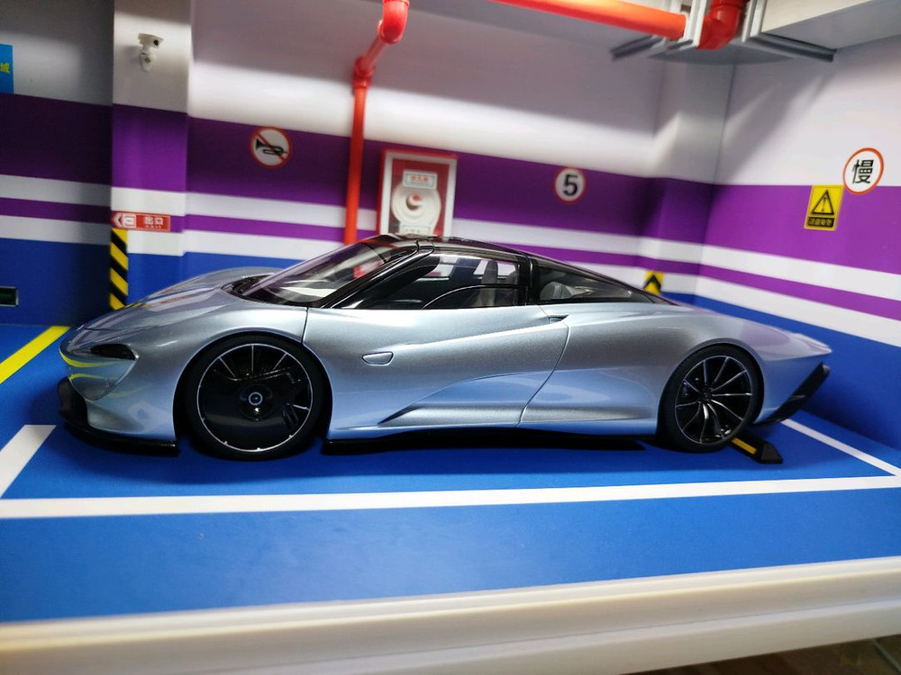 1:18 오토아트 맥라렌 스피드테일 프로젠 블루 다이캐스트 판매합니다. [오토아트,교쇼,BBR,CMC] 이미지