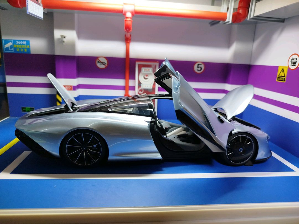 1:18 오토아트 맥라렌 스피드테일 프로젠 블루 다이캐스트 판매합니다. [오토아트,교쇼,BBR,CMC] 이미지