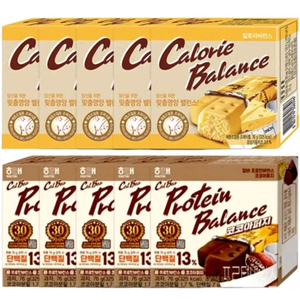 칼로리바란스/프로틴바란스 76g 10곽 (치즈 + 코코아퍼지)