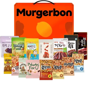 머거본15종 기프트 컬렉션 간식종합선물세트 육포,어포,칼몬드,땅콩,견과류