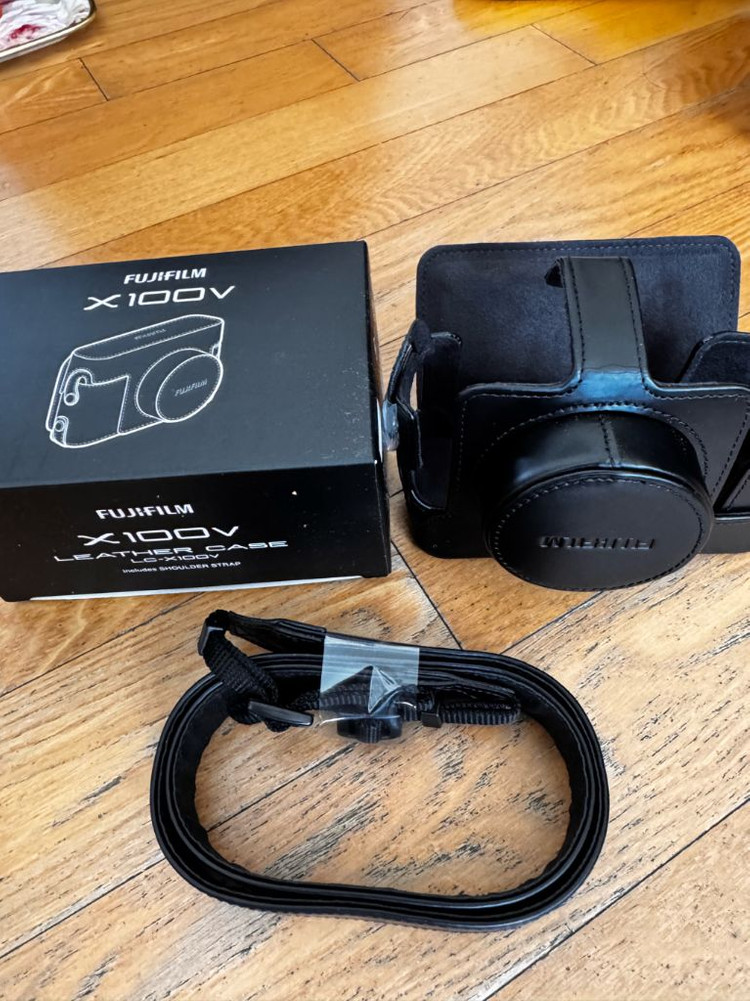 후지필름x100v 가죽케이스(블랙)--2