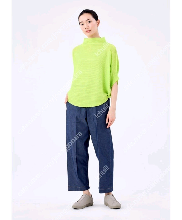 이세이미야케 미 바스켓 니트 탑 ~--3