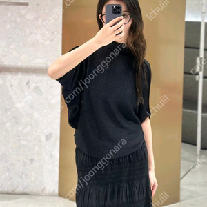 이세이미야케 미 바스켓 니트 탑 ~