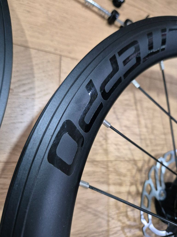 라이트프로 에어로 406 디스크 휠셋 100/135 + 로터--3