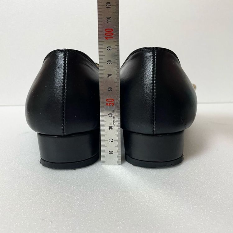 빅사이즈 여성단화 진주포인트 D버클 여성로퍼 255--4