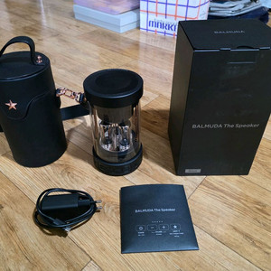 발뮤다 더 스피커 M01B 블랙 + 전용 케이스