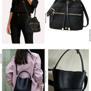 랄프로렌 나일론 버킷크로스백, 소가죽 토트 버킷백 일괄