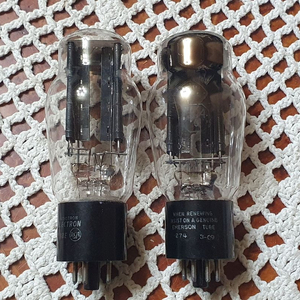 RCA EMERSON 5U4G 구형 정류관 2개
