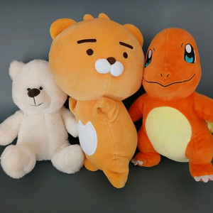 인형 (흰곰, 라이언, 파이리) 3개
