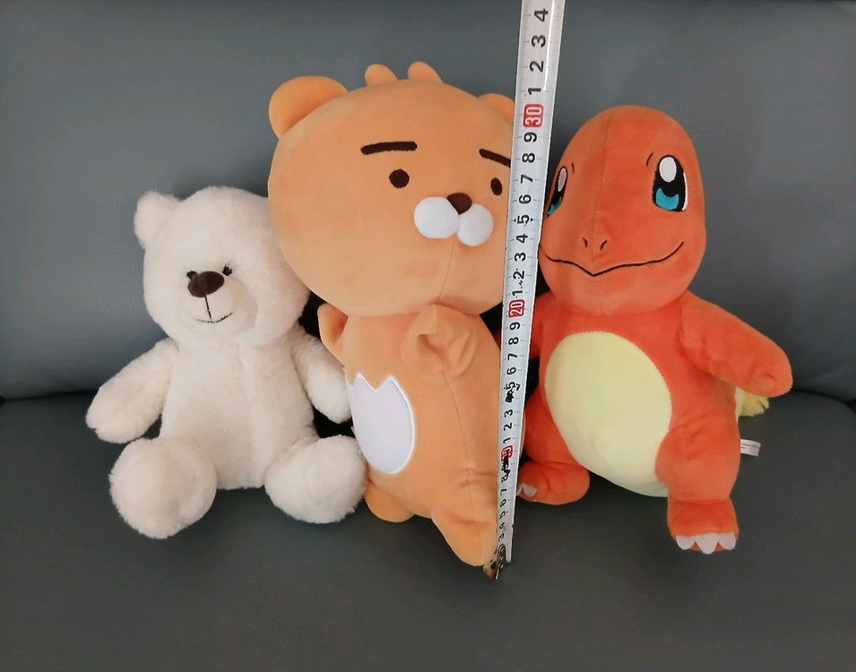 인형 (흰곰, 라이언, 파이리) 3개--1