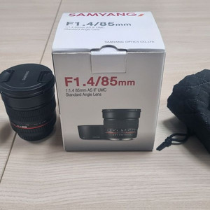 삼양 85mm f1.4 수동 ef(캐논) 판매합니딘 이미지