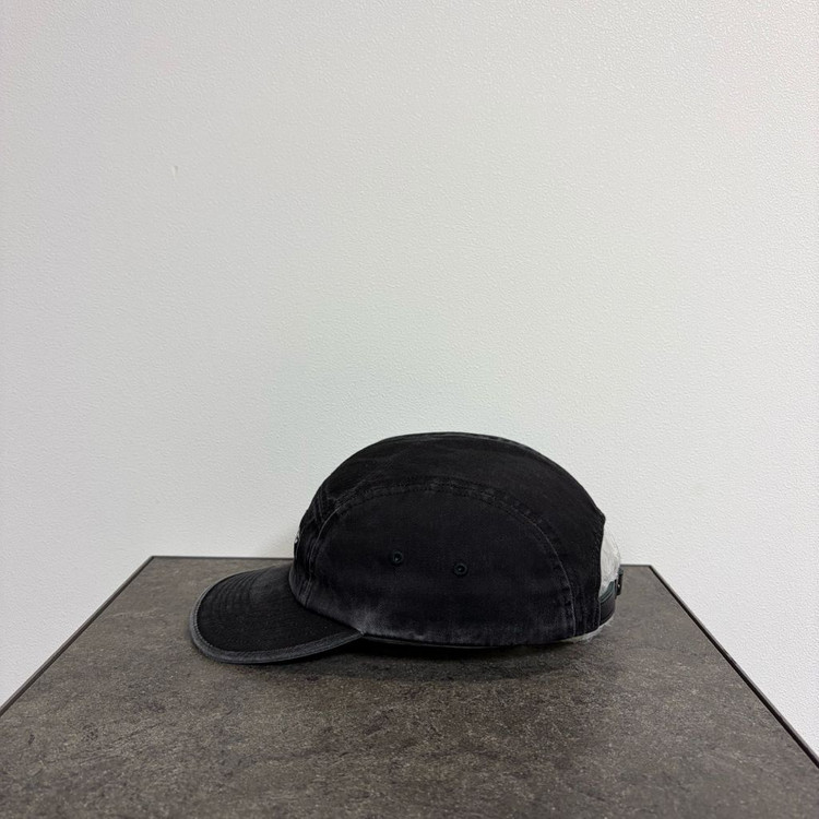 (OS) 슈프림 박스로고 캠프캡 모자 워시드 블랙--1