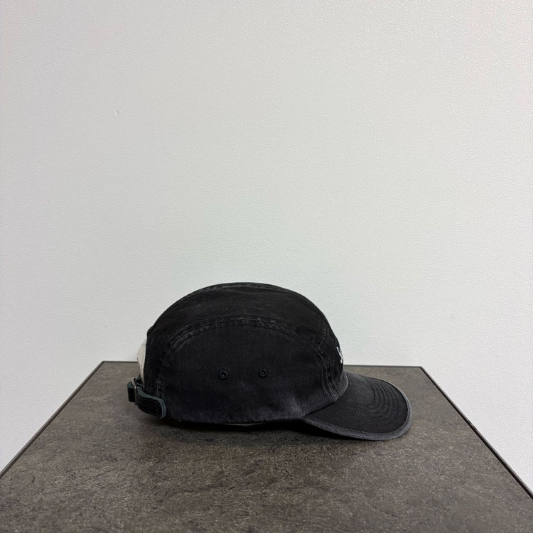 (OS) 슈프림 박스로고 캠프캡 모자 워시드 블랙--2